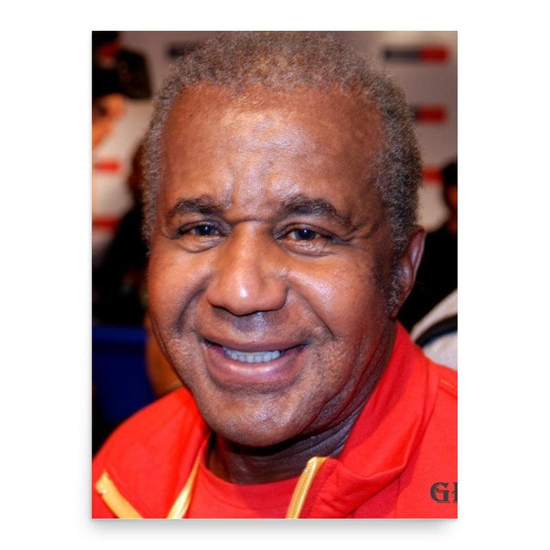 Emanuel Steward poster print, in size 18x24 inches.