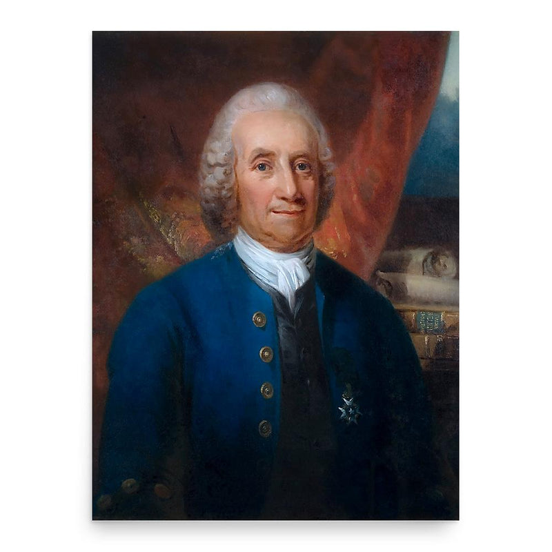 Emanuel Swedenborg poster print, in size 18x24 inches.