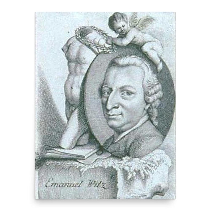 Emanuel Witz poster print, in size 18x24 inches.