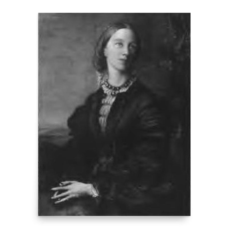 Emelia Russell Gurney poster print, in size 18x24 inches.