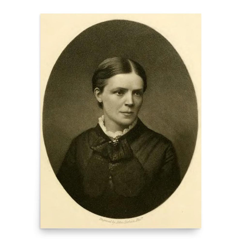 Emeline Horton Cleveland poster print, in size 18x24 inches.