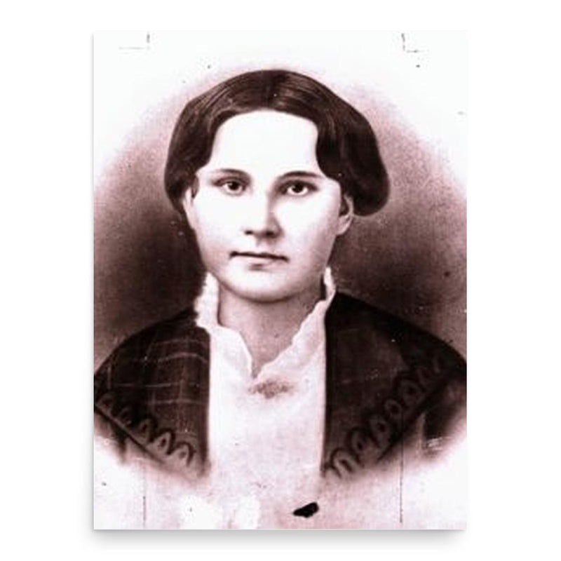 Emeline Piggott poster print, in size 18x24 inches.