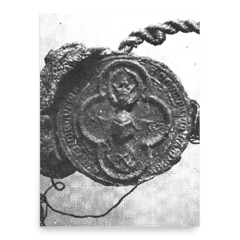 Emeric I Bebek poster print, in size 18x24 inches.