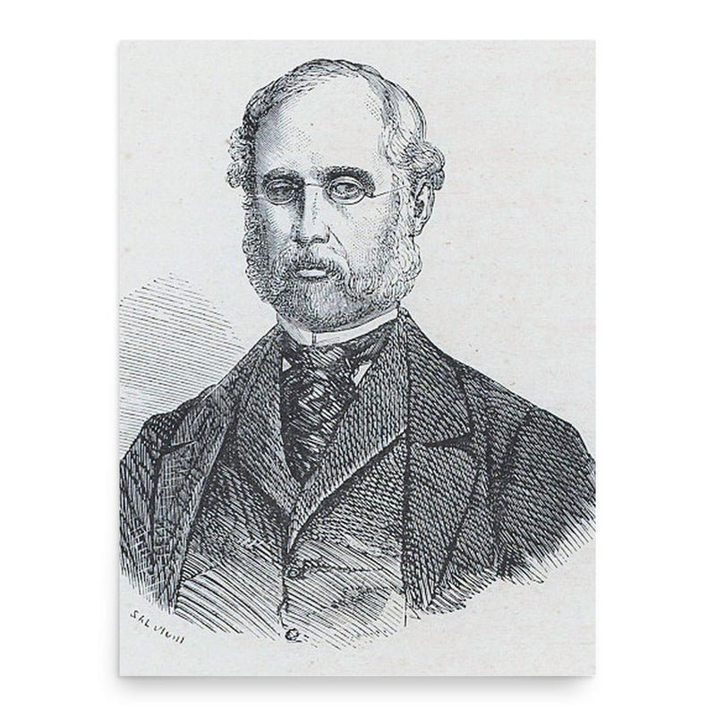 Emerico Amari poster print, in size 18x24 inches.