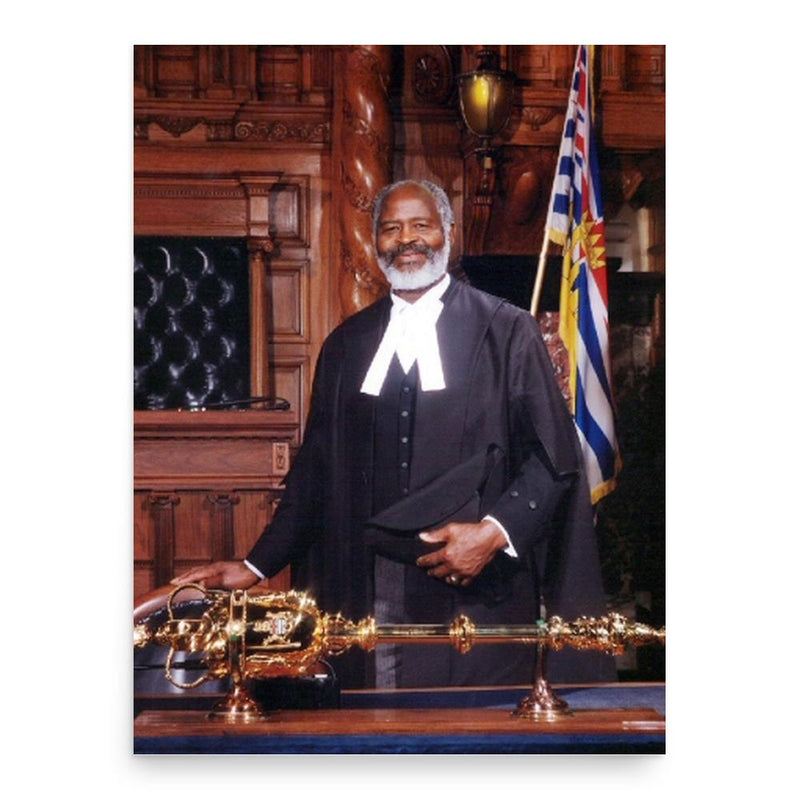 Emery Barnes poster print, in size 18x24 inches.