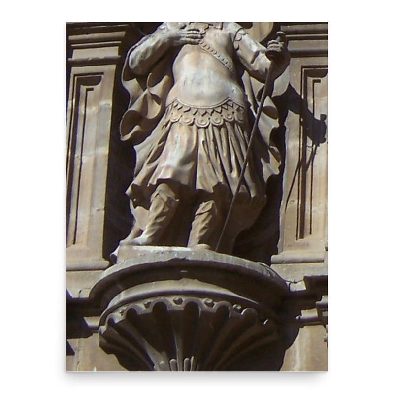 Emeterius and Celedonius poster print, in size 18x24 inches.