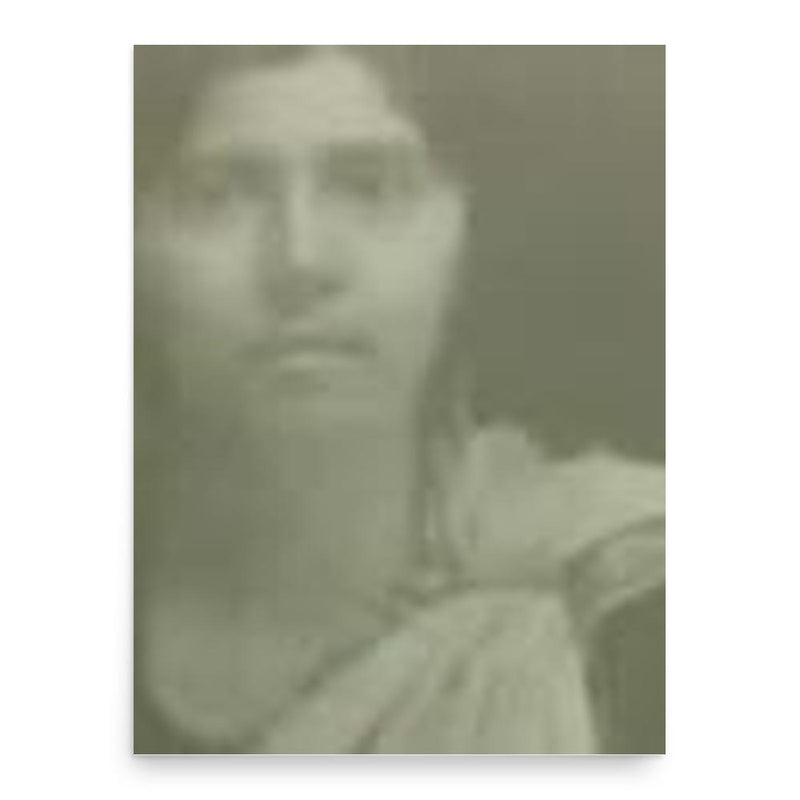 Emibai Jinnah poster print, in size 18x24 inches.