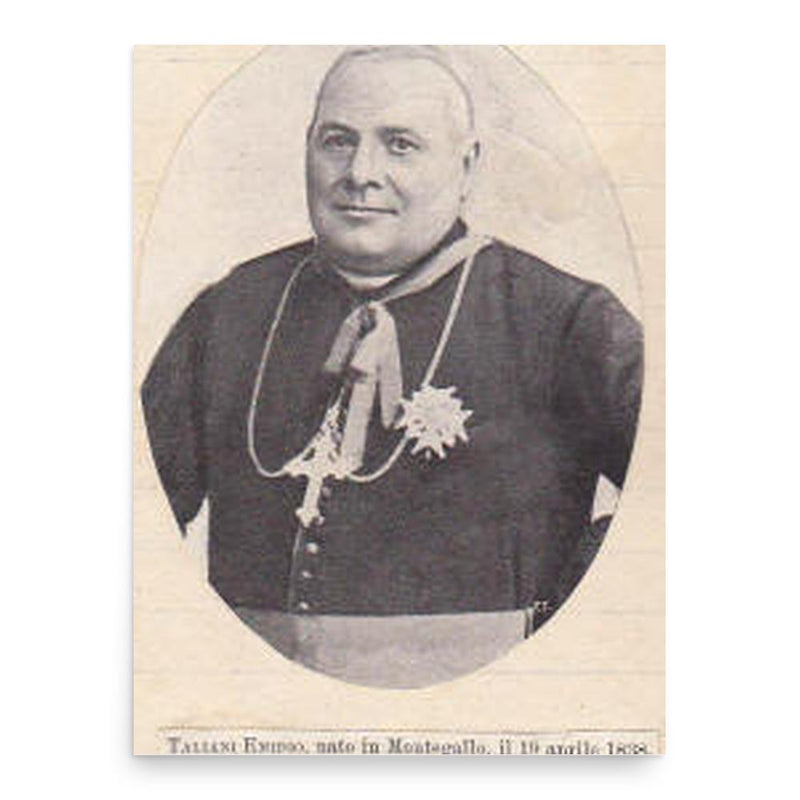 Emidio Taliani poster print, in size 18x24 inches.