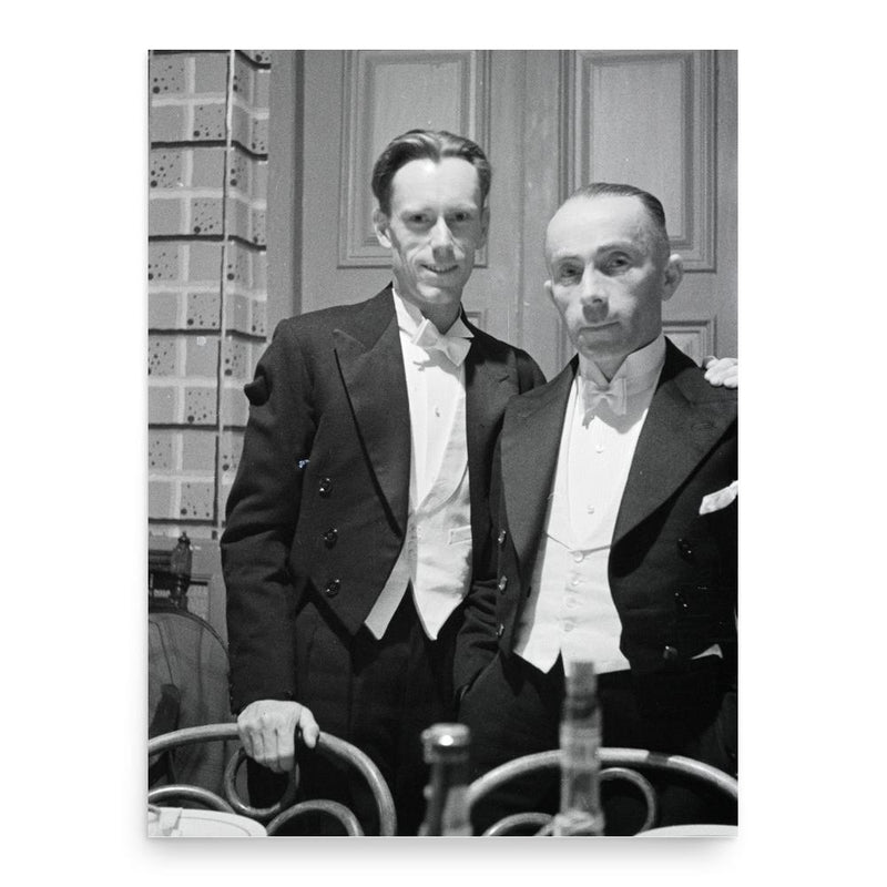 Emil Berna poster print, in size 18x24 inches.