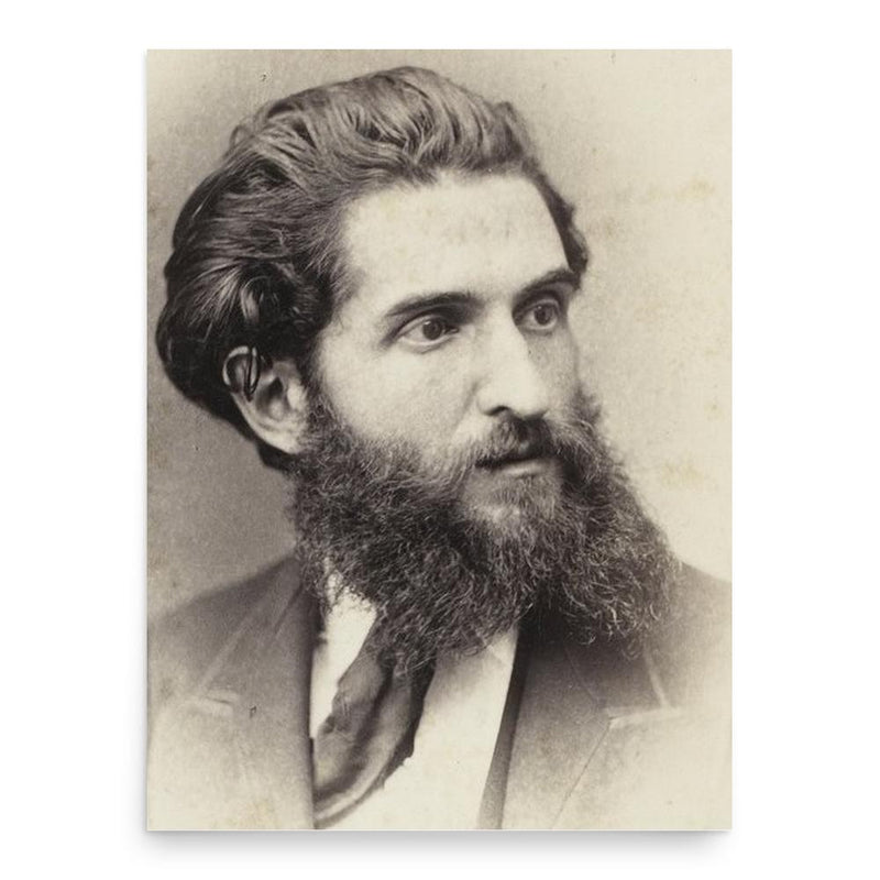 Emil Bessels poster print, in size 18x24 inches.