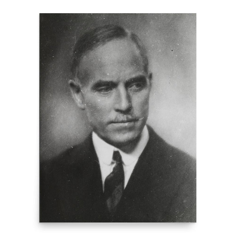 Emil Collett poster print, in size 18x24 inches.