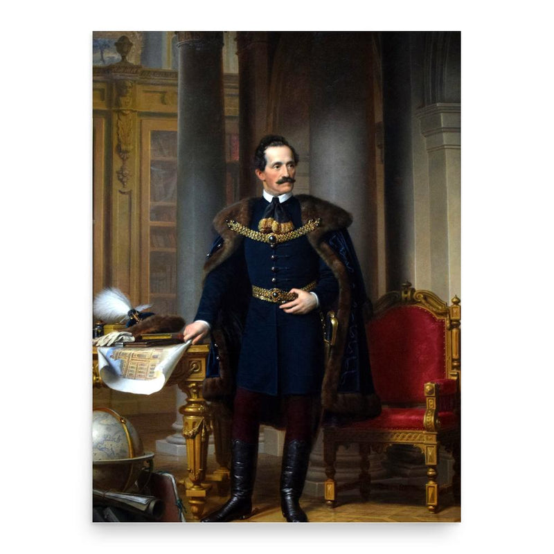 Emil Dessewffy poster print, in size 18x24 inches.