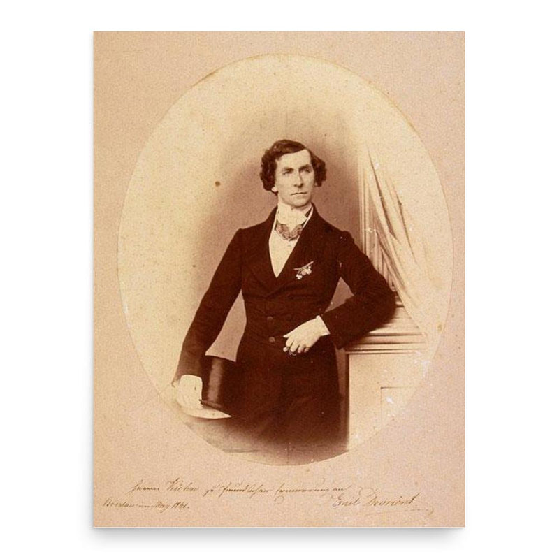 Emil Devrient poster print, in size 18x24 inches.