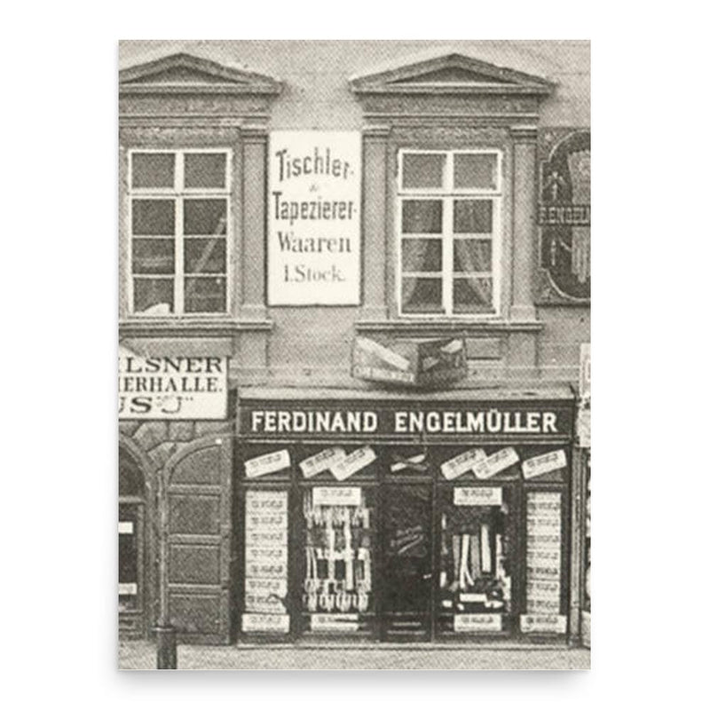 Emil Engelmuller poster print, in size 18x24 inches.