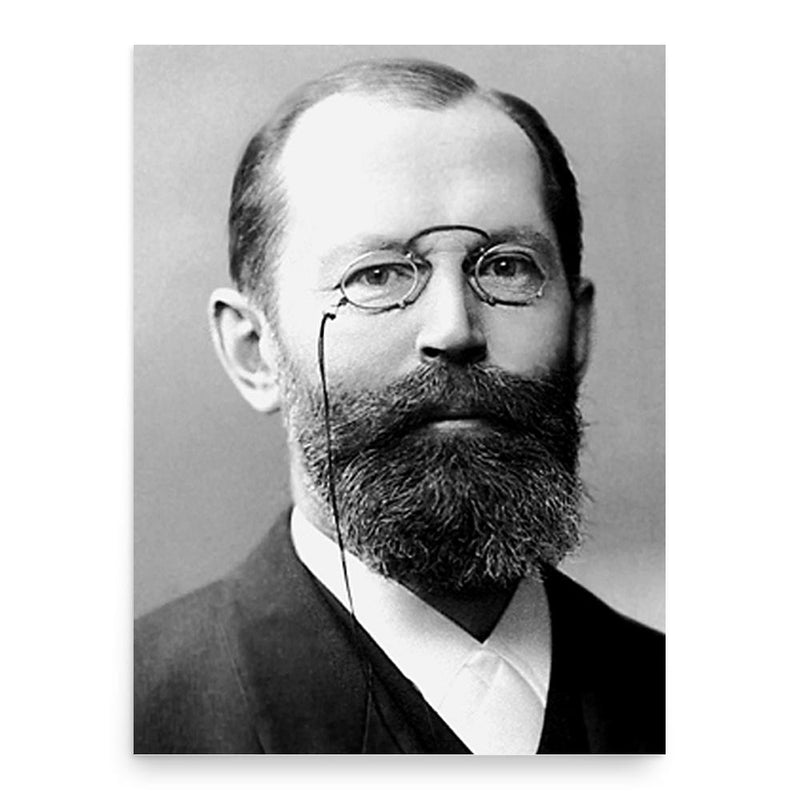 Emil Fischer poster print, in size 18x24 inches.