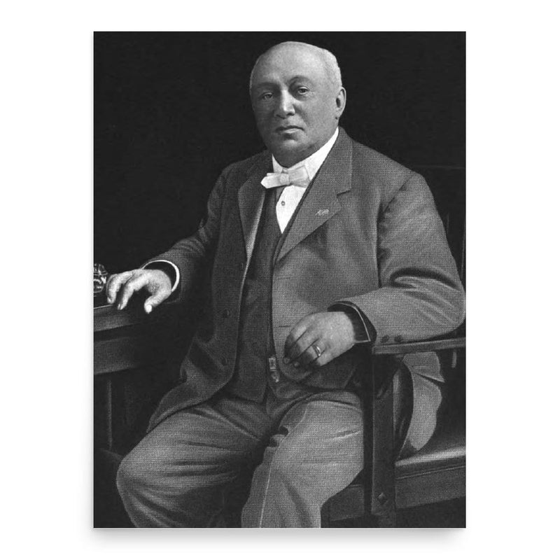 Emil Ganz poster print, in size 18x24 inches.