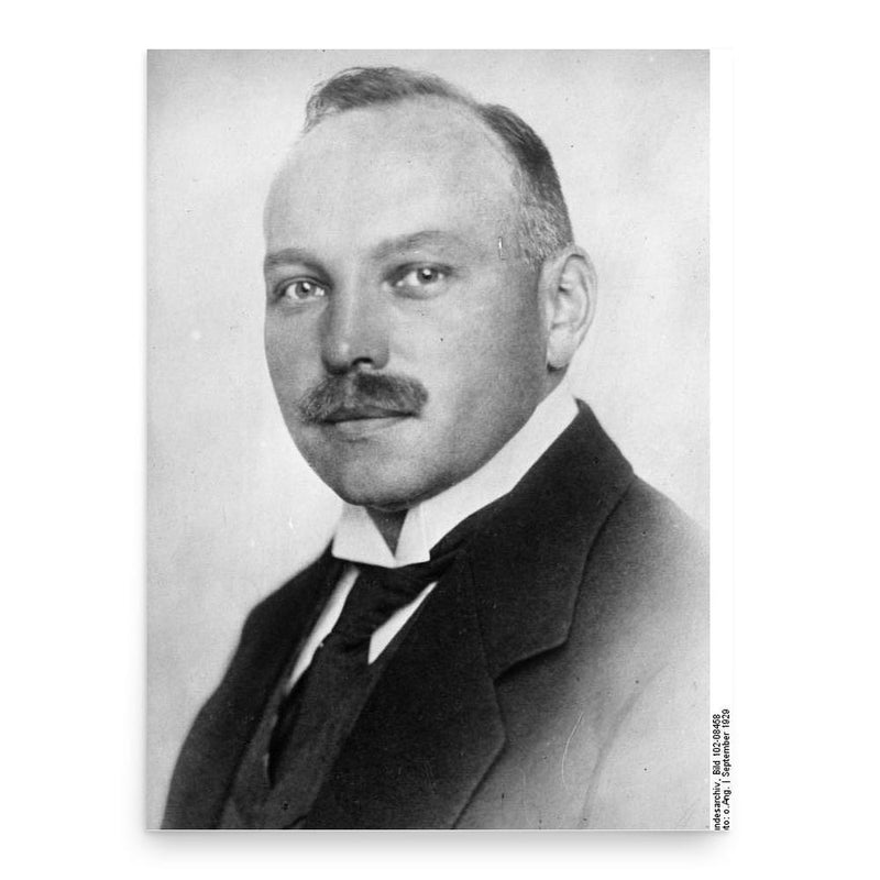 Emil Georg von Stauss poster print, in size 18x24 inches.