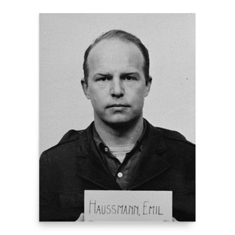 Emil Haussmann poster print, in size 18x24 inches.