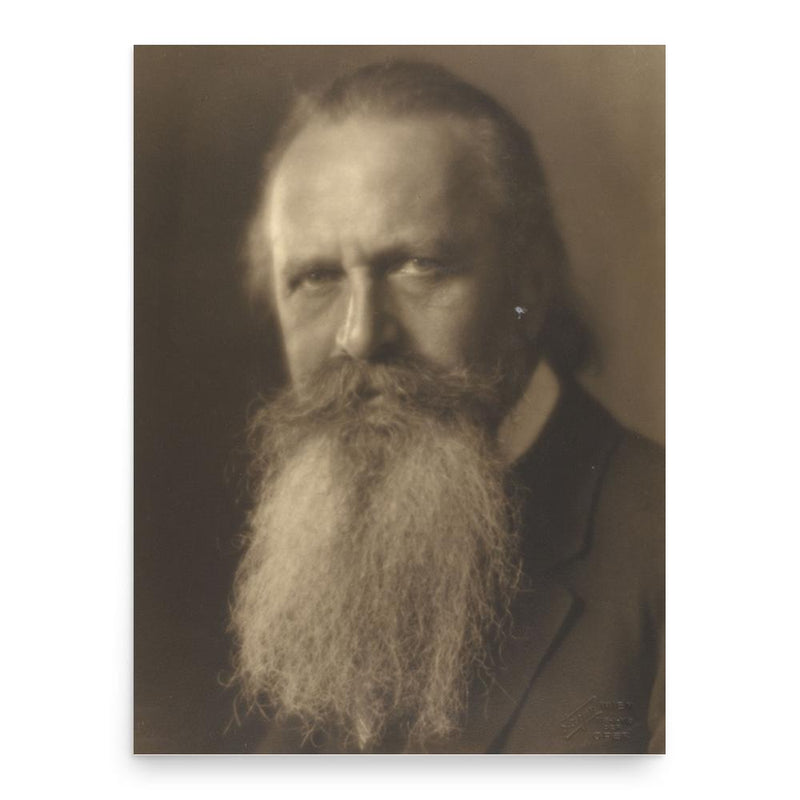 Emil Hertzka poster print, in size 18x24 inches.