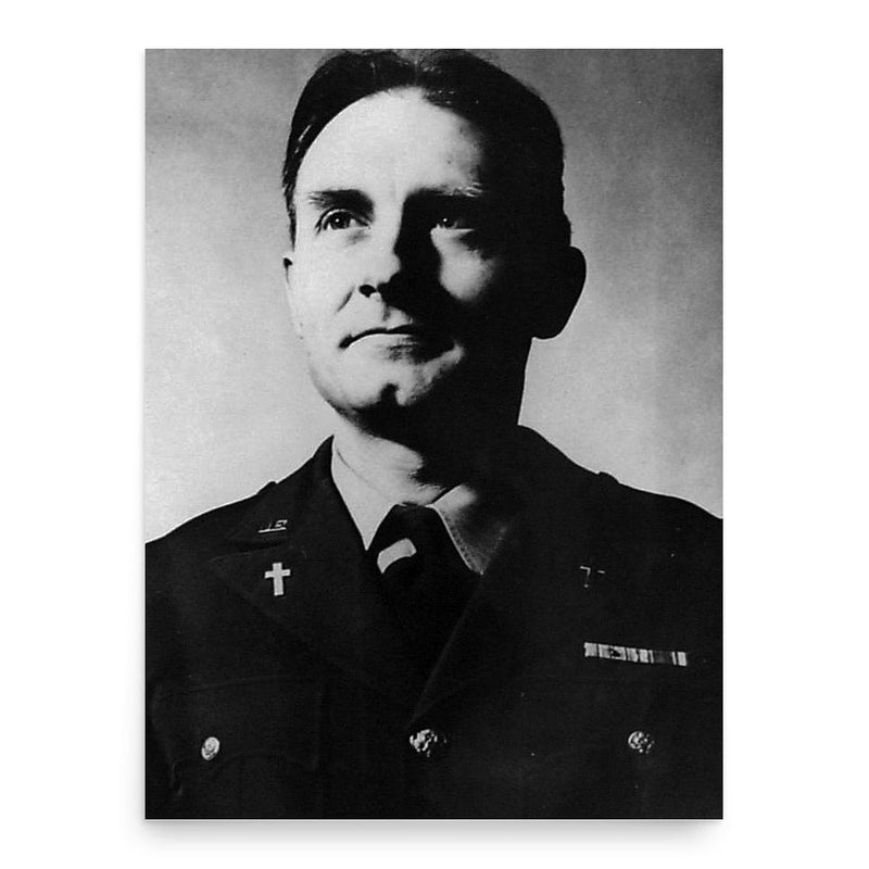 Emil Kapaun poster print, in size 18x24 inches.