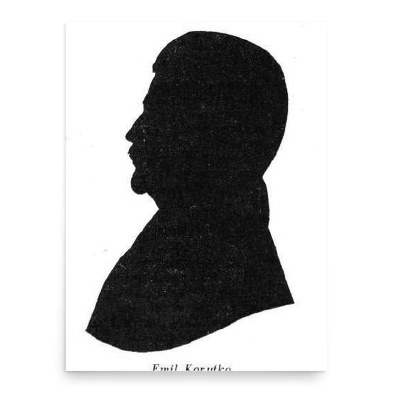 Emil Korytko poster print, in size 18x24 inches.