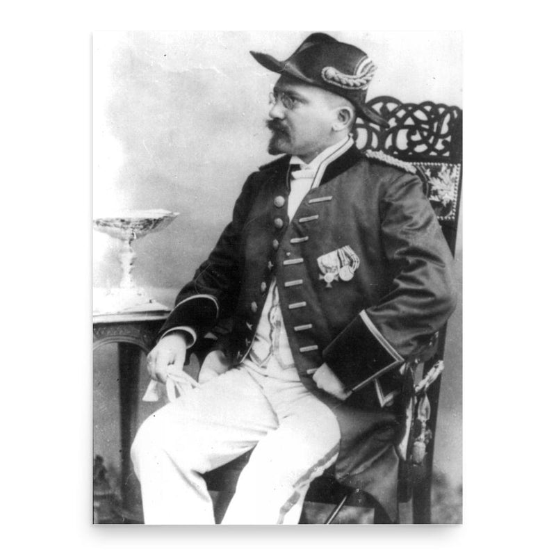 Emil Krebs poster print, in size 18x24 inches.