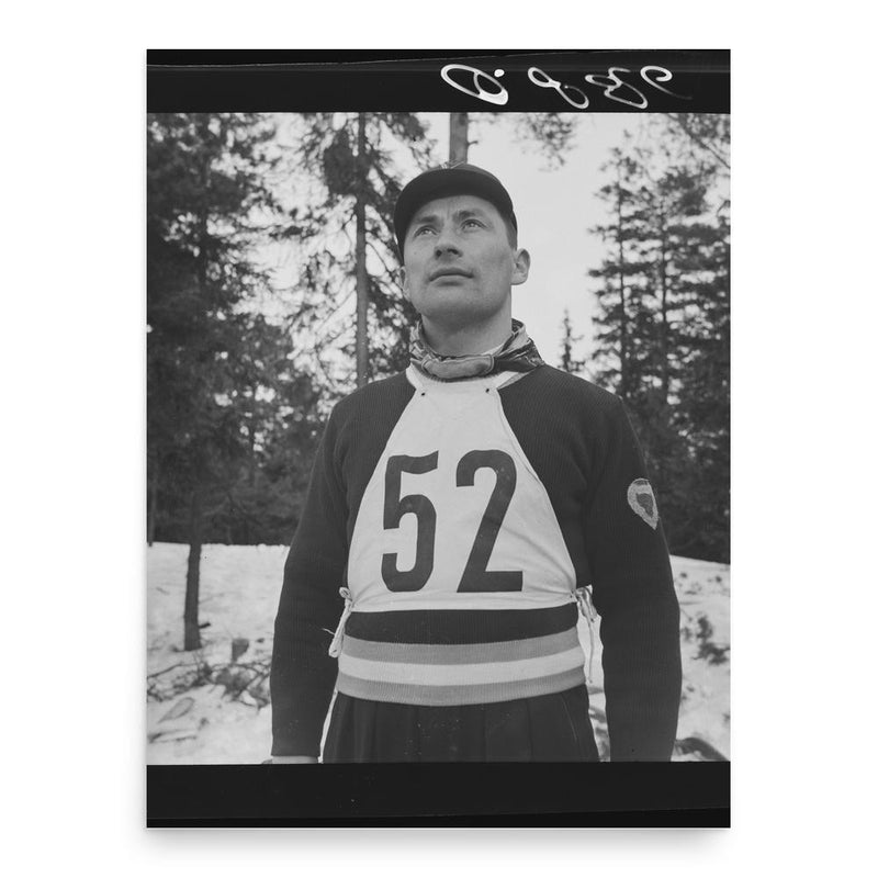 Emil Kvanlid poster print, in size 18x24 inches.