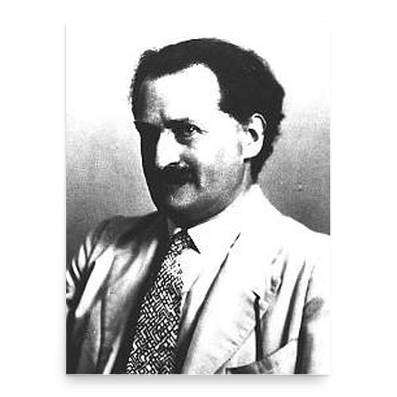 Emil Lederer poster print, in size 18x24 inches.