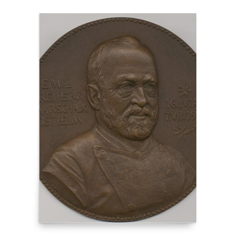 Emil Marschalk von Ostheim poster print, in size 18x24 inches.