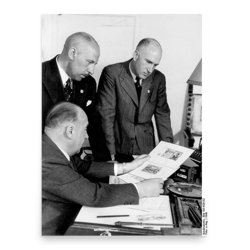 Emil Puhl poster print, in size 18x24 inches.