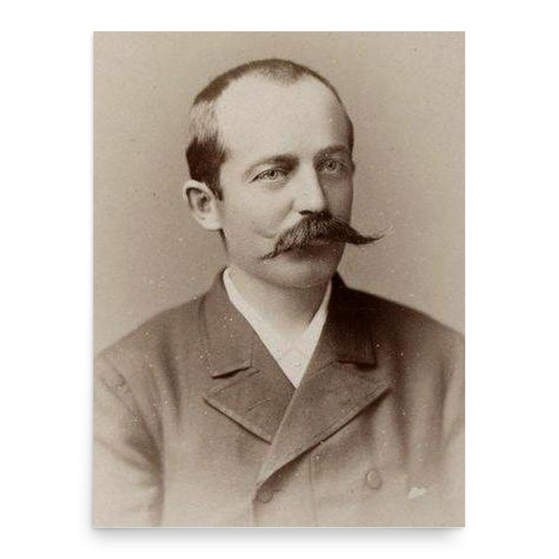 Emil Riebeck poster print, in size 18x24 inches.