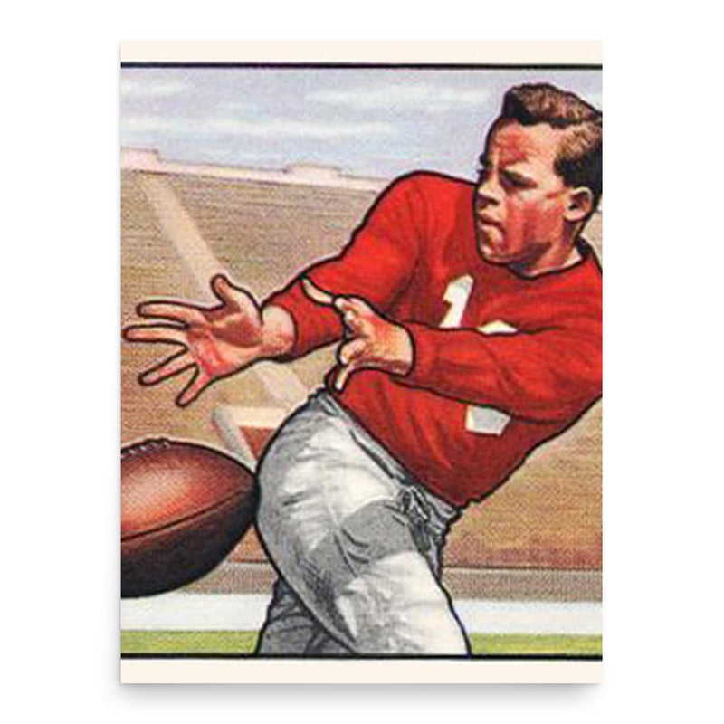 Emil Sitko poster print, in size 18x24 inches.