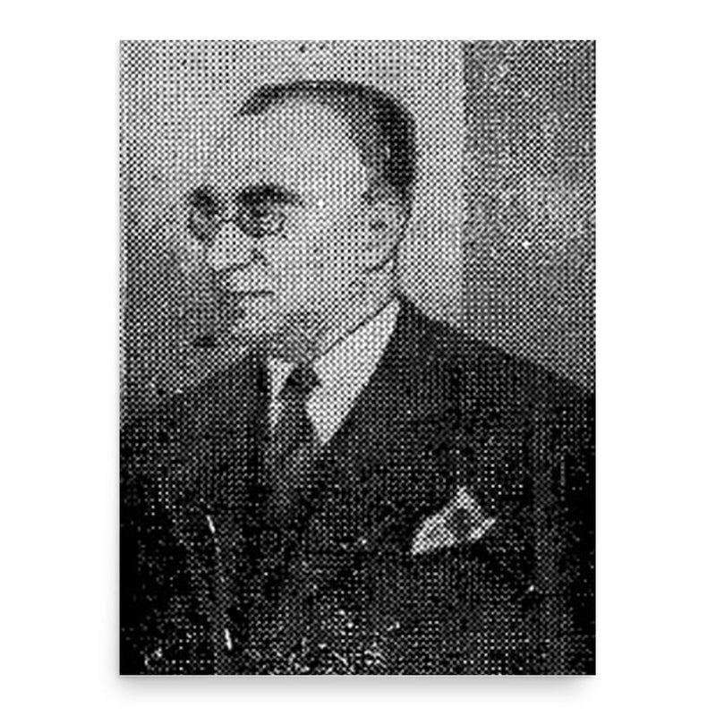 Emil Sommerstein poster print, in size 18x24 inches.