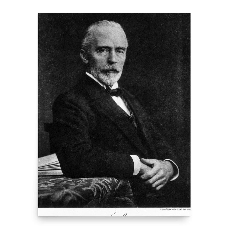 Emil Theodor Kocher poster print, in size 18x24 inches.