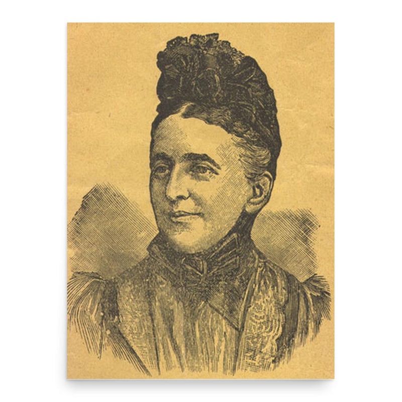 Emilia Baeyertz poster print, in size 18x24 inches.