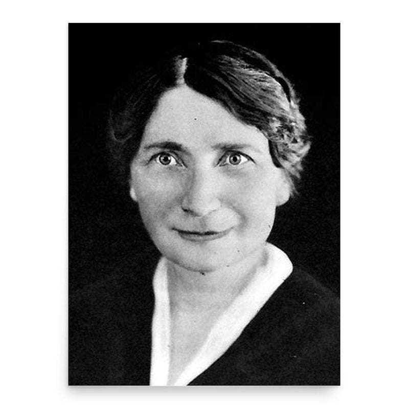 Emilia Fogelklou poster print, in size 18x24 inches.