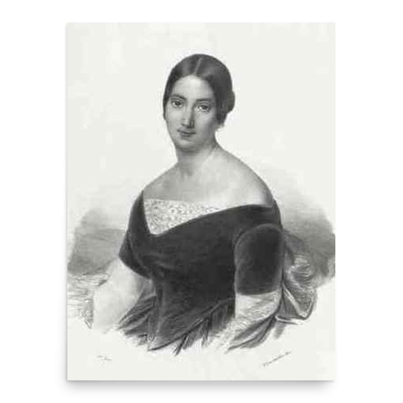 Emilia Goggi poster print, in size 18x24 inches.