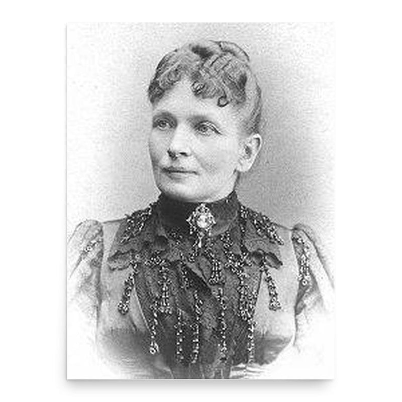 Emilie Bach poster print, in size 18x24 inches.