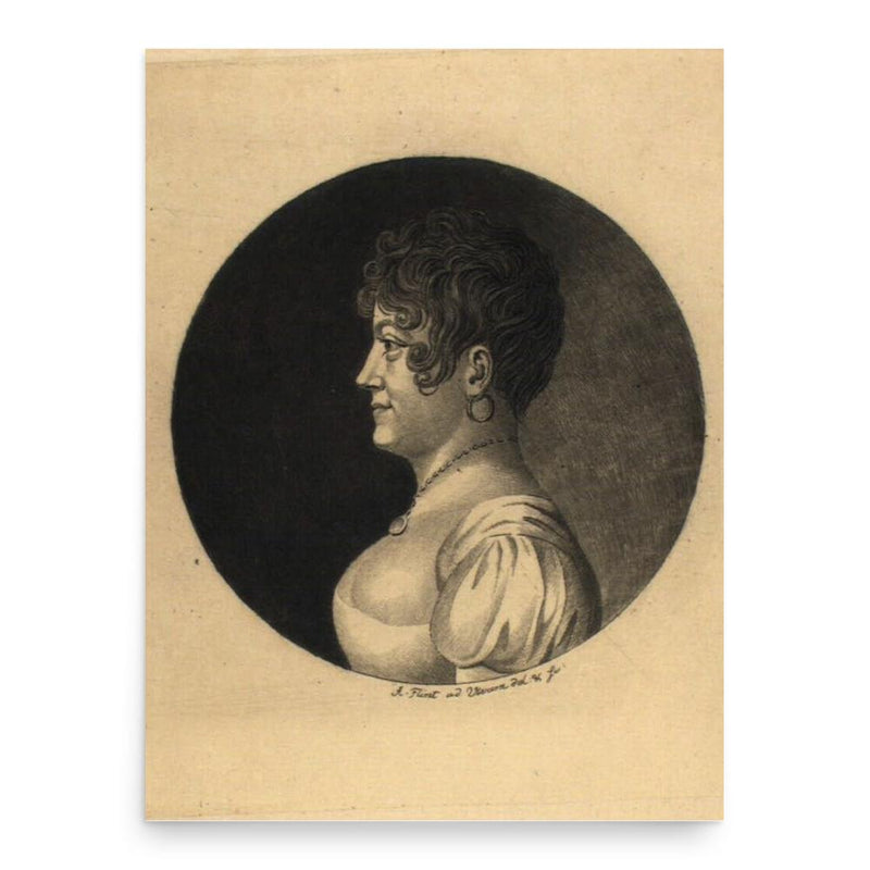 Emilie Rosing poster print, in size 18x24 inches.