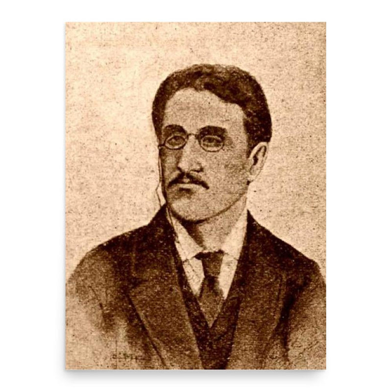 Emilio Covelli poster print, in size 18x24 inches.