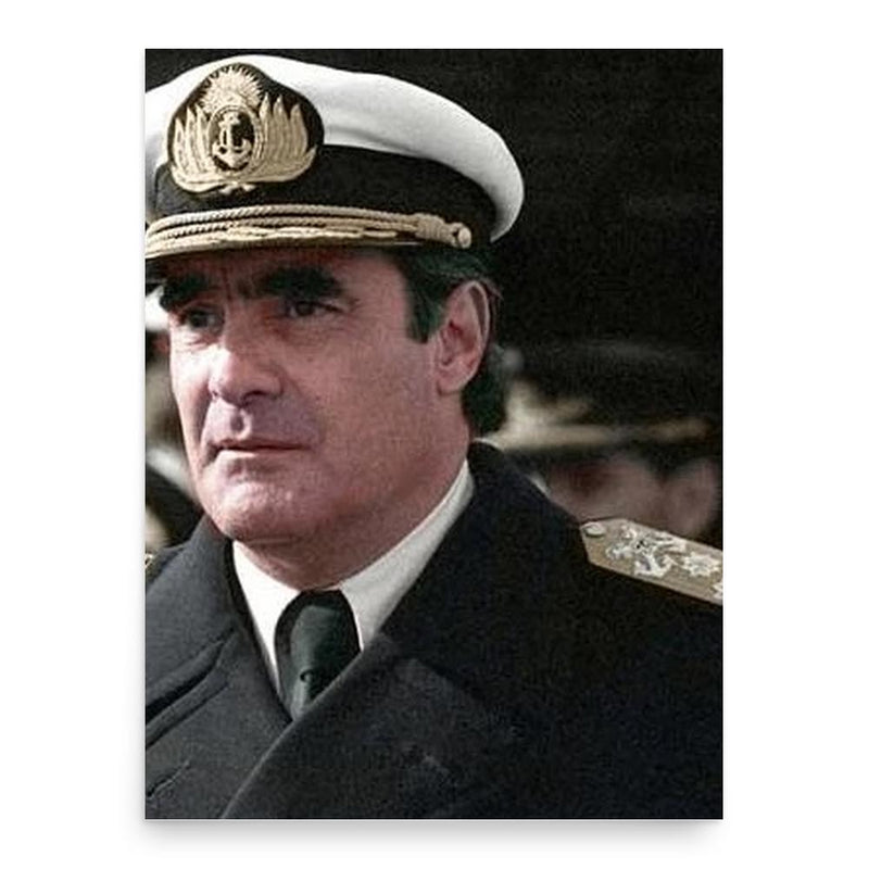 Emilio Eduardo Massera poster print, in size 18x24 inches.