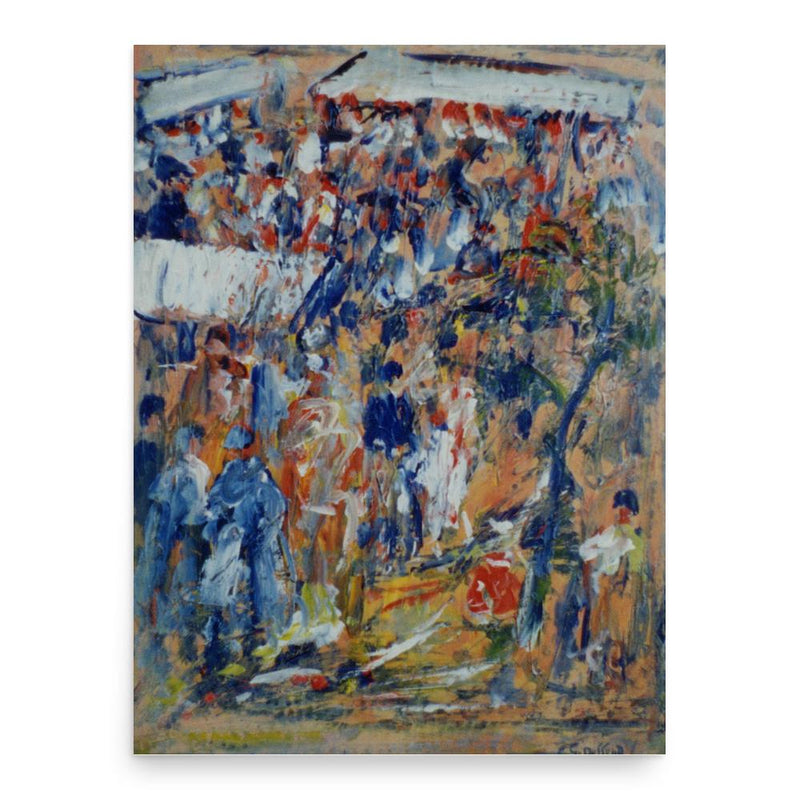 Emilio Giuseppe Dossena poster print, in size 18x24 inches.