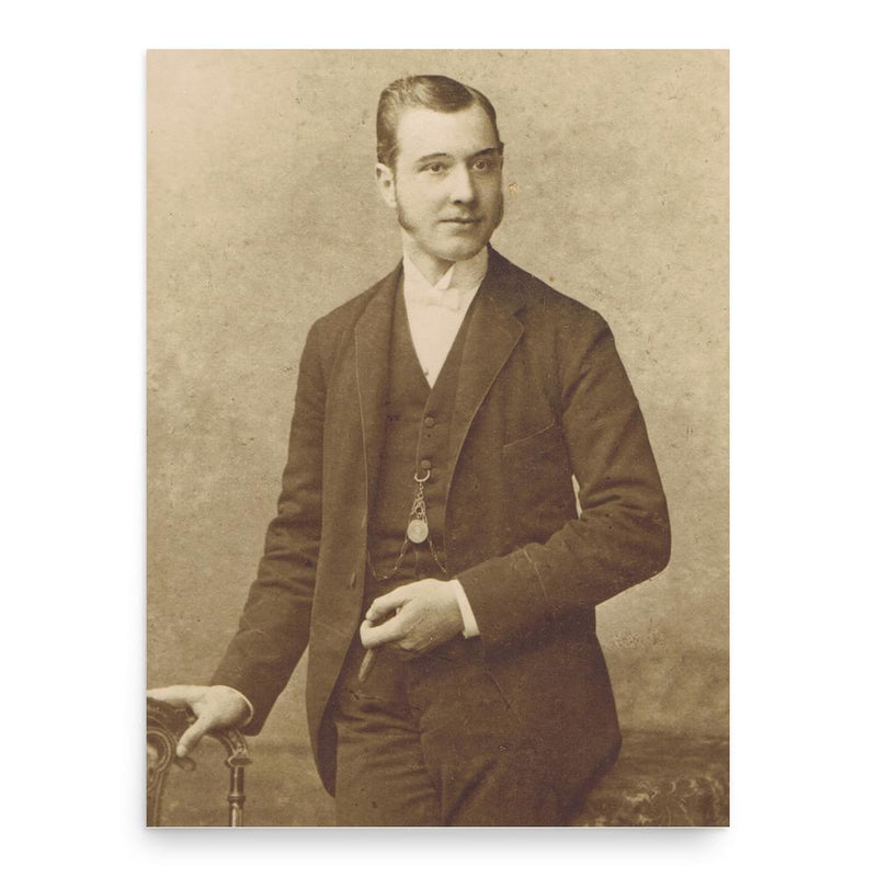 Emilio Heydrich poster print, in size 18x24 inches.