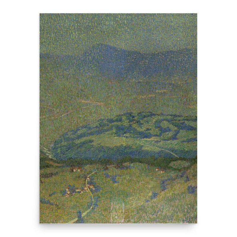 Emilio Longoni poster print, in size 18x24 inches.