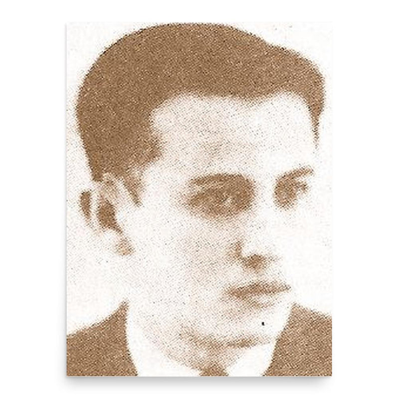 Emilio Ochoa poster print, in size 18x24 inches.