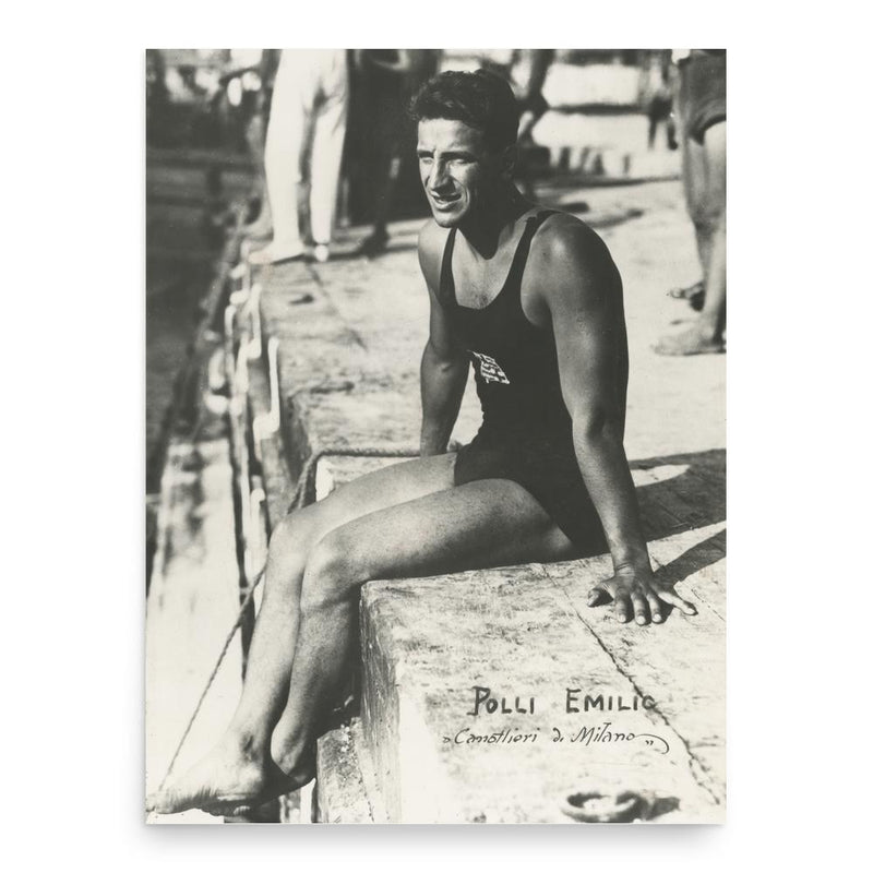 Emilio Polli poster print, in size 18x24 inches.