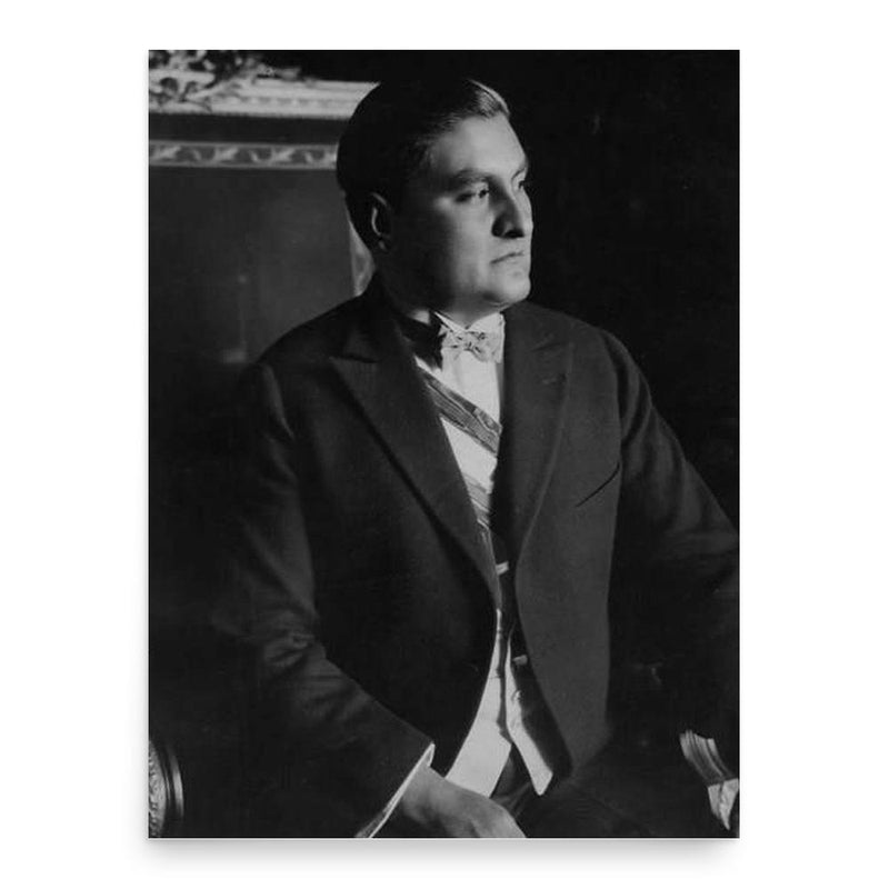 Emilio Portes Gil poster print, in size 18x24 inches.