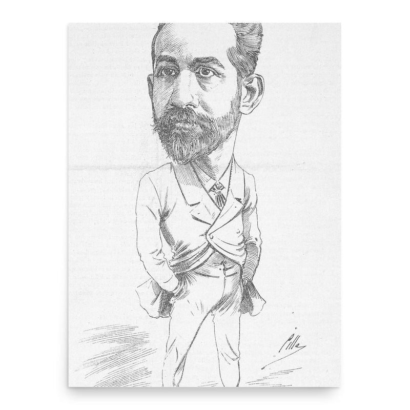 Emilio Serrano y Ruiz poster print, in size 18x24 inches.