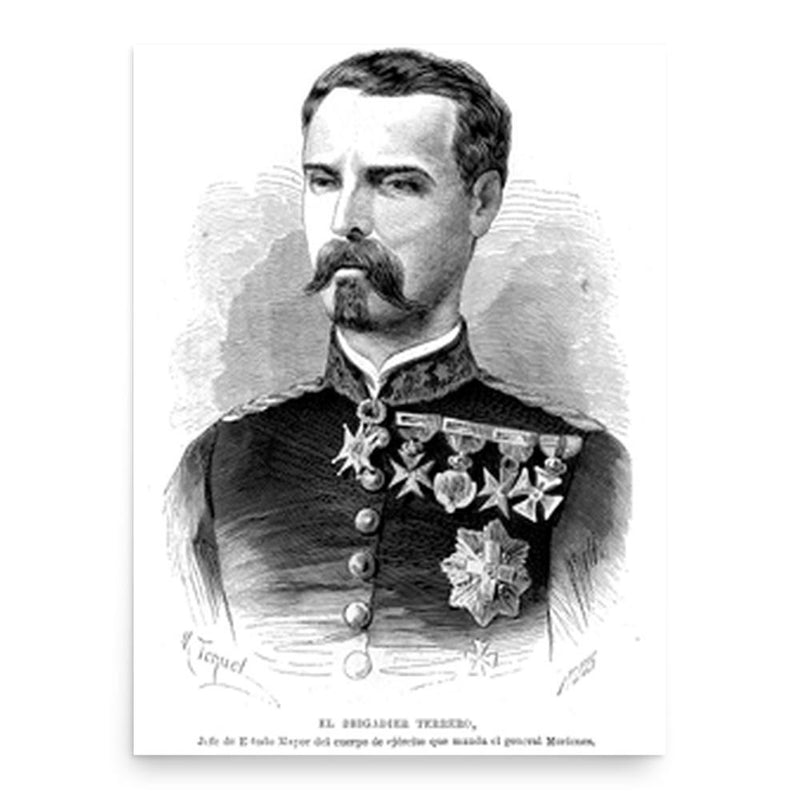 Emilio Terrero y Perinat poster print, in size 18x24 inches.