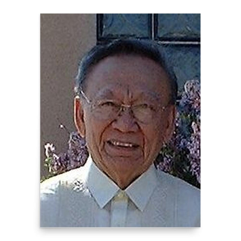 Emilio Villareal poster print, in size 18x24 inches.